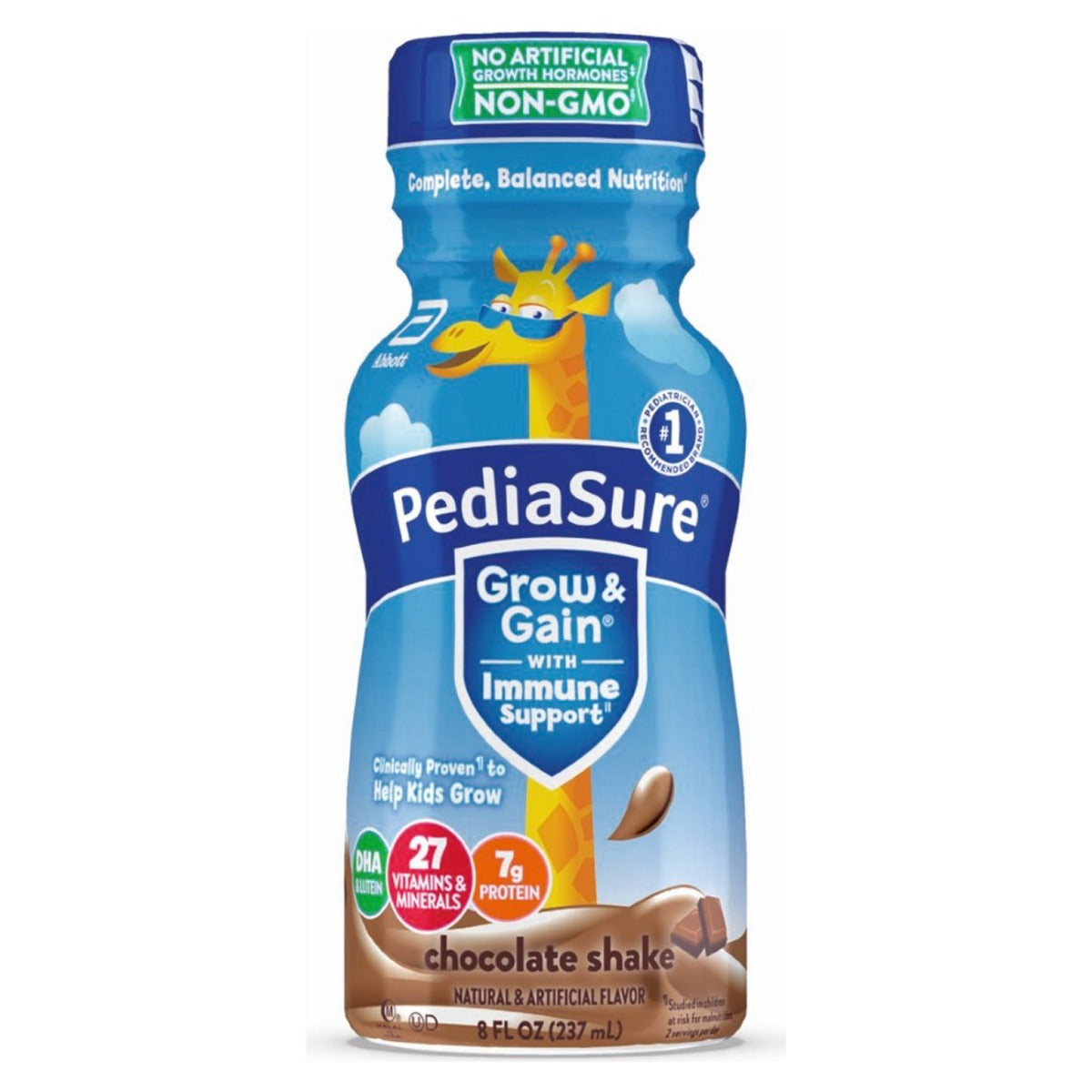 美国雅培小安素奶昔巧克力 整箱24瓶