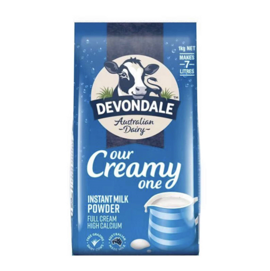 德运全脂奶粉1kg 整箱6袋