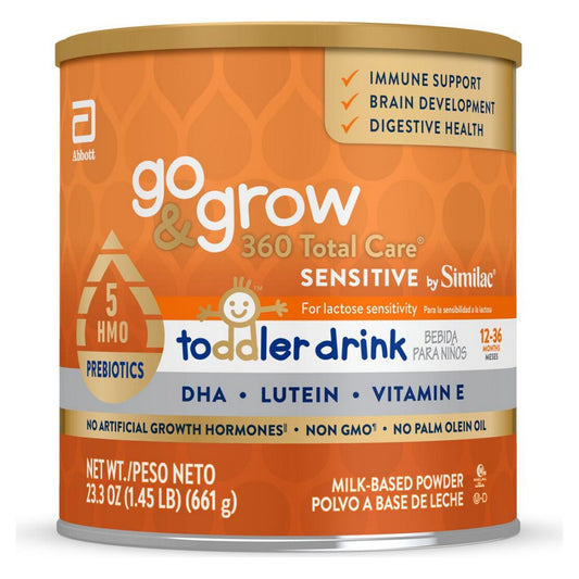 美国雅培go&grow360橘罐圆罐1-3岁 6罐