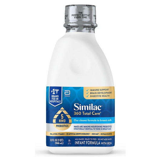 美国雅培Similac360 Total Care 0-1岁 水奶 整箱 6瓶